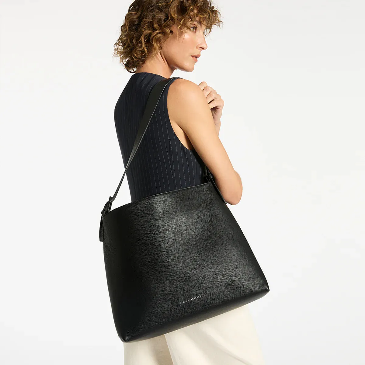 Forget About It Bag | Black Leather