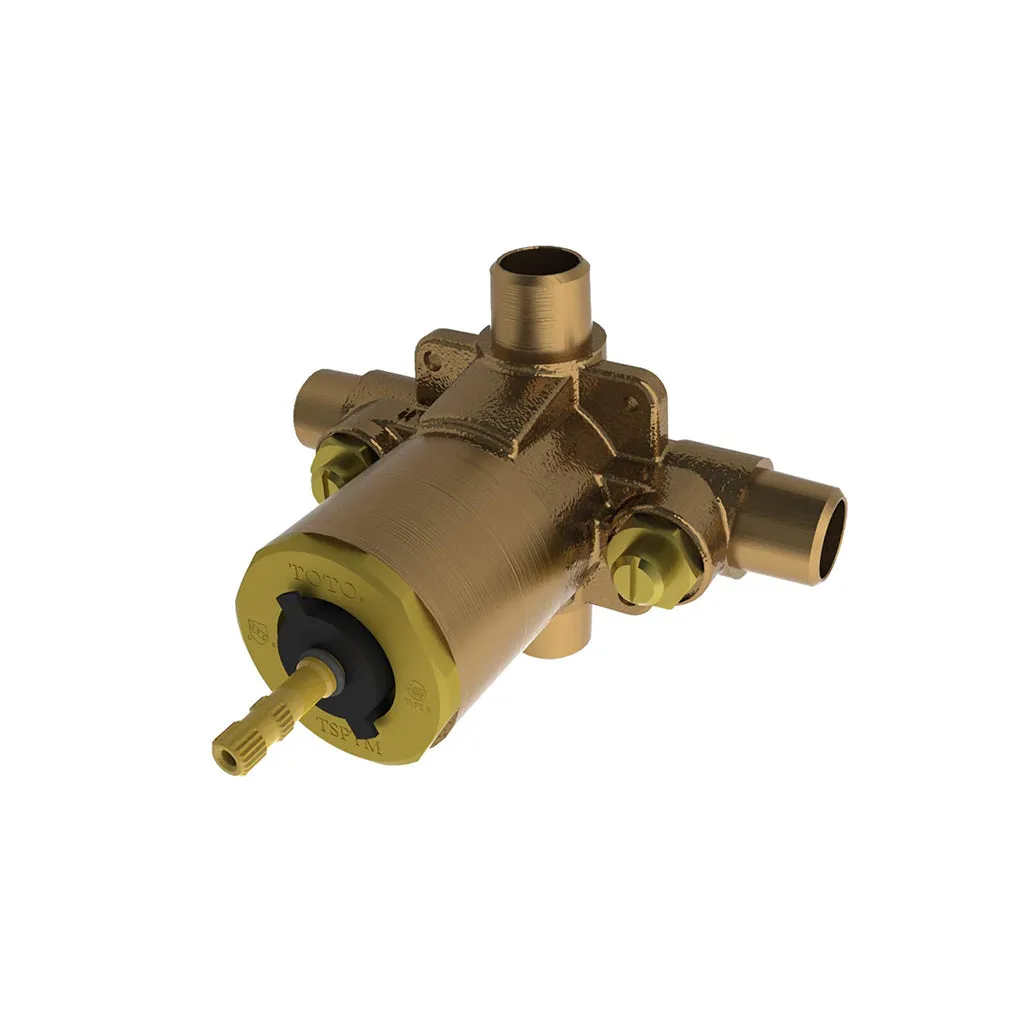 G Complete Pressure Balance Shower Mixer - Wall Mount - 8" Brass/Polished Nickel