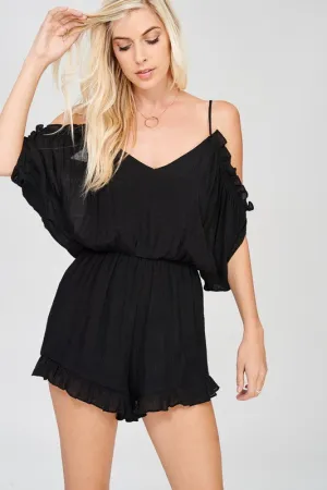 GABBY OFF THE SHOULDER ROMPER
