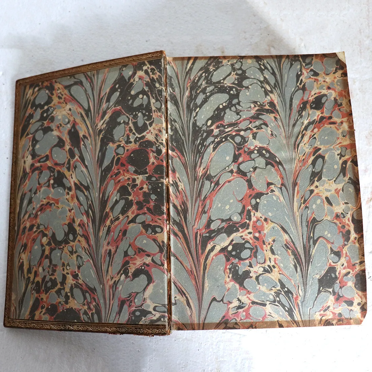 German Leather Book: Goethe, From my Life, Poetry and Truth by Goethe