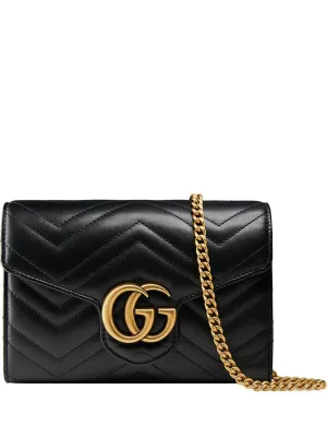 Gg marmont leather mini bag