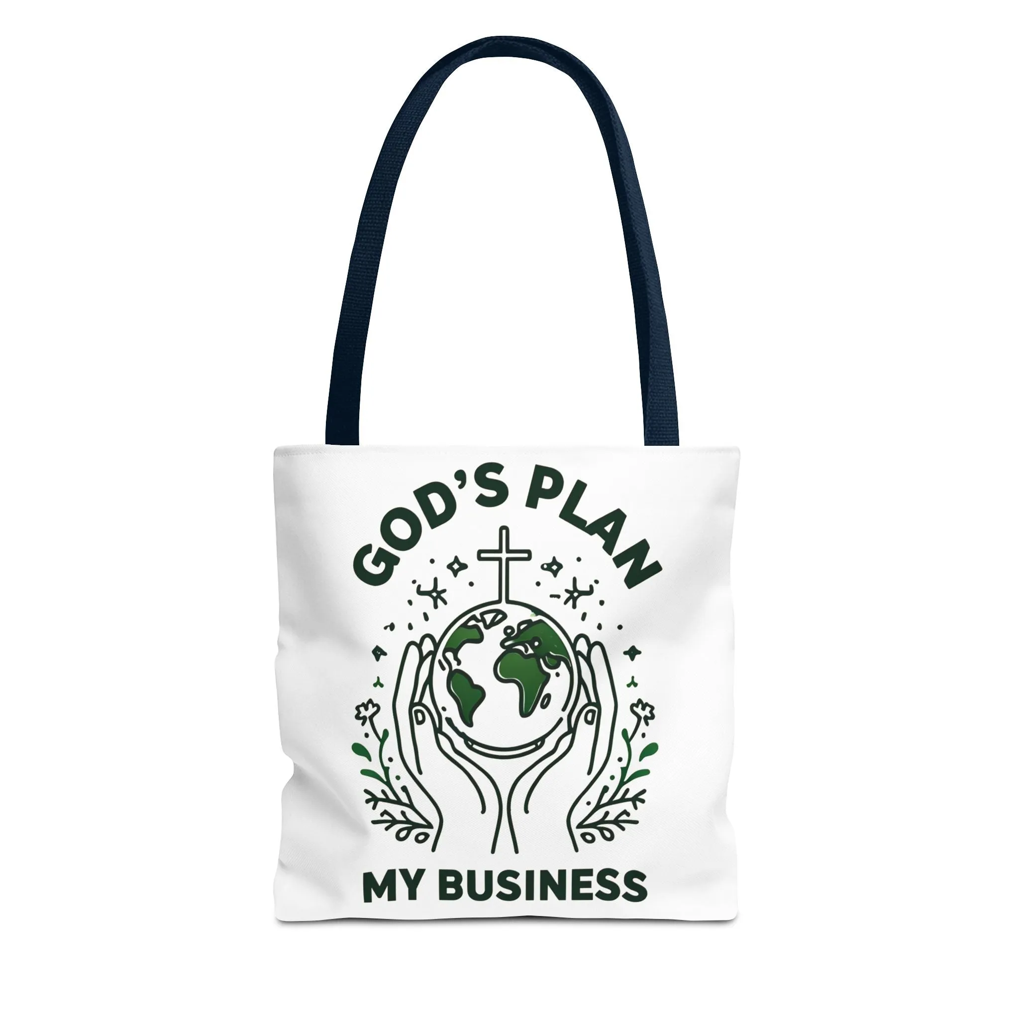 God's Plan Inspirational Tote Bag – Durable Canvas Bag with Purposeful Design for Everyday Use
