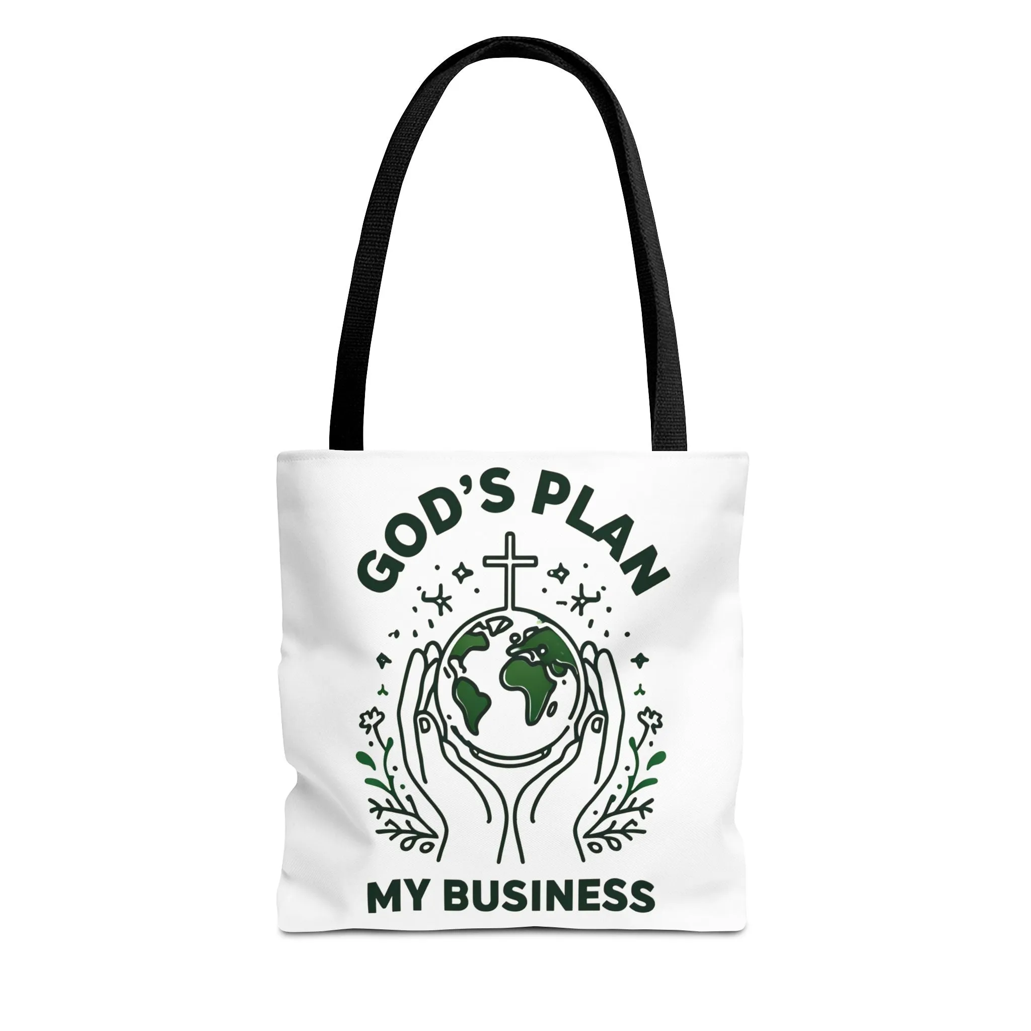 God's Plan Inspirational Tote Bag – Durable Canvas Bag with Purposeful Design for Everyday Use