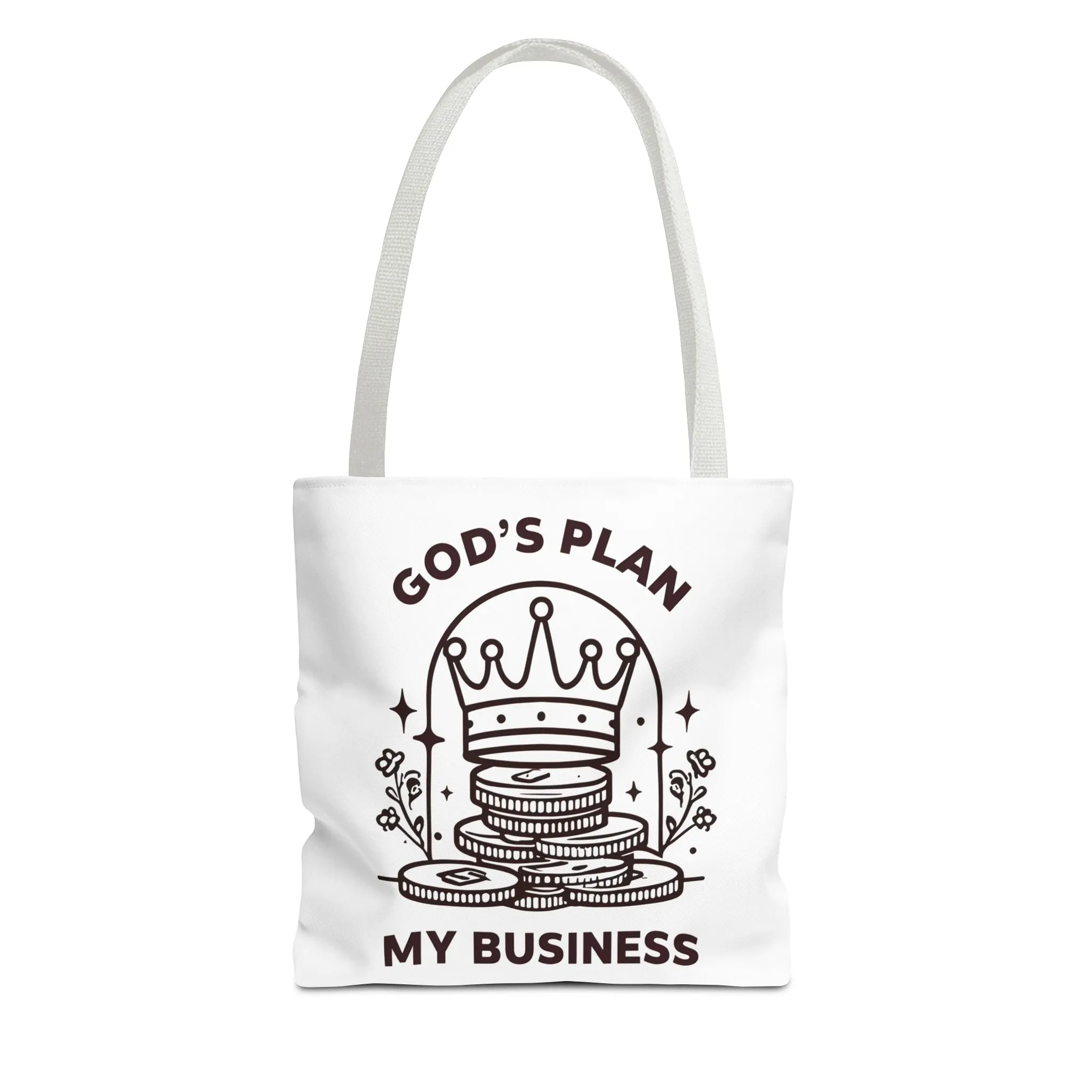 God's Plan Inspirational Tote Bag – Durable Canvas Bag with Purposeful Design for Everyday Use
