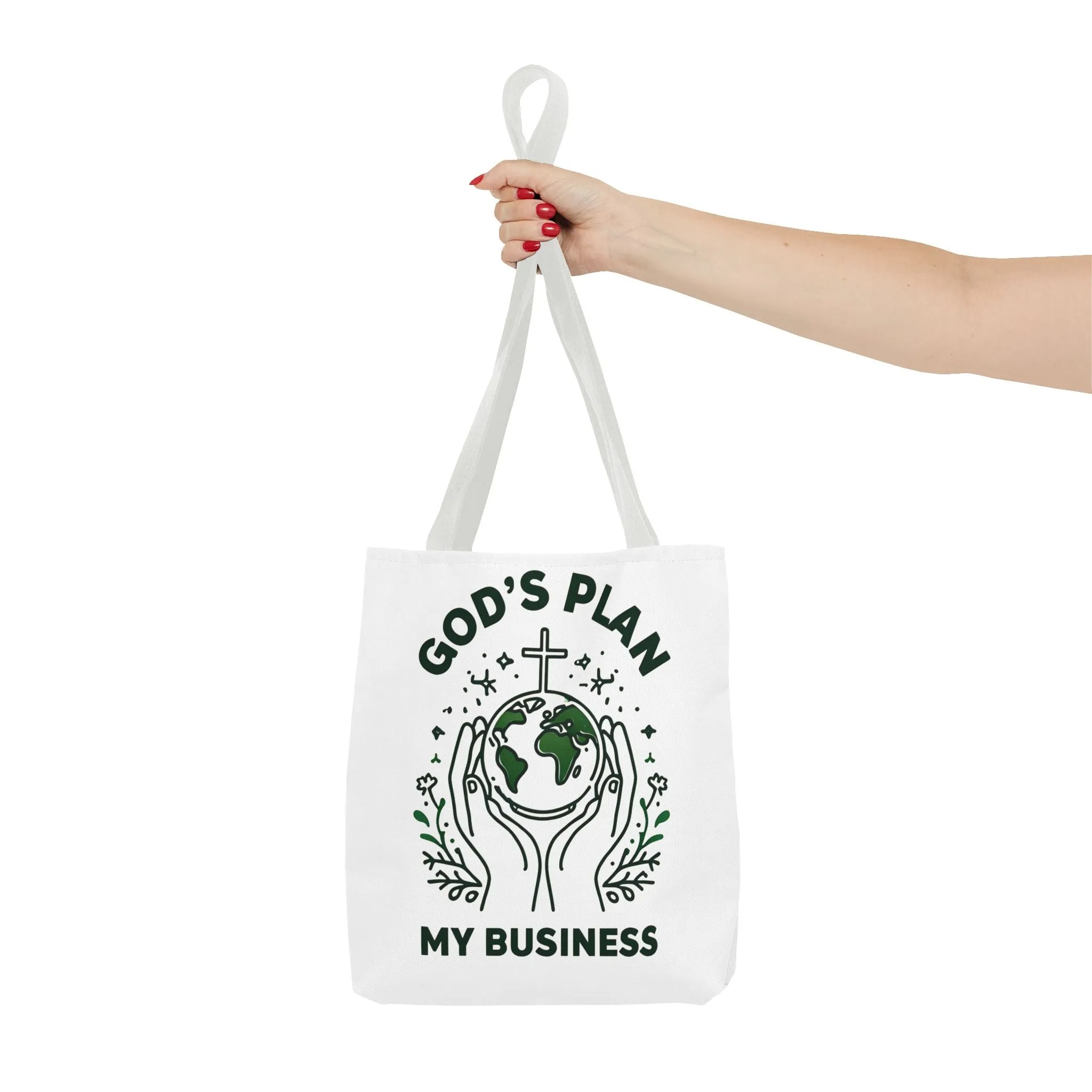 God's Plan Inspirational Tote Bag – Durable Canvas Bag with Purposeful Design for Everyday Use