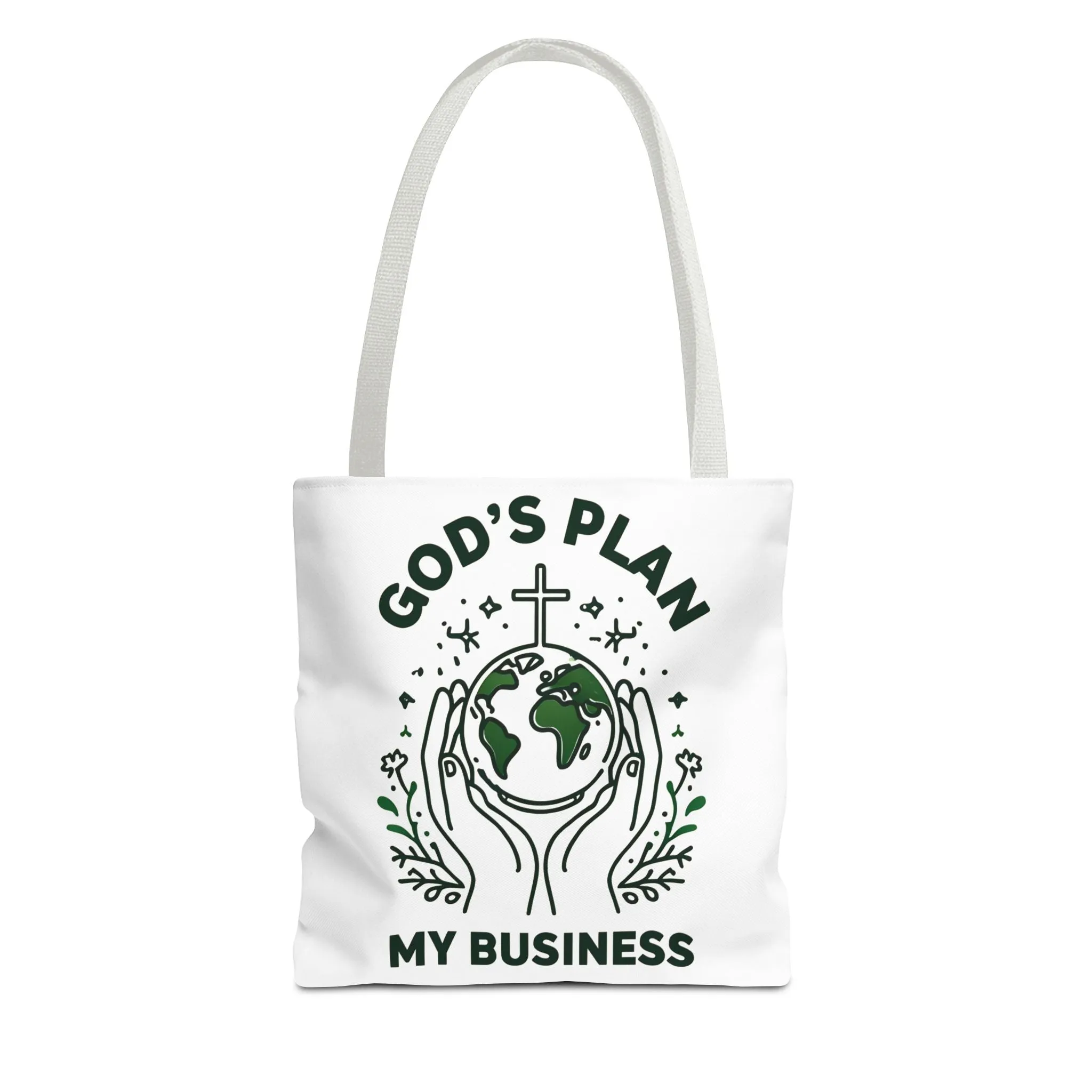 God's Plan Inspirational Tote Bag – Durable Canvas Bag with Purposeful Design for Everyday Use
