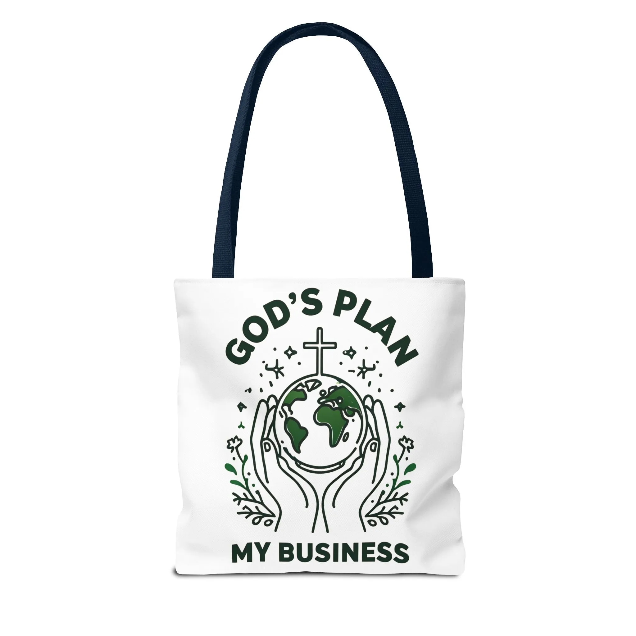 God's Plan Inspirational Tote Bag – Durable Canvas Bag with Purposeful Design for Everyday Use