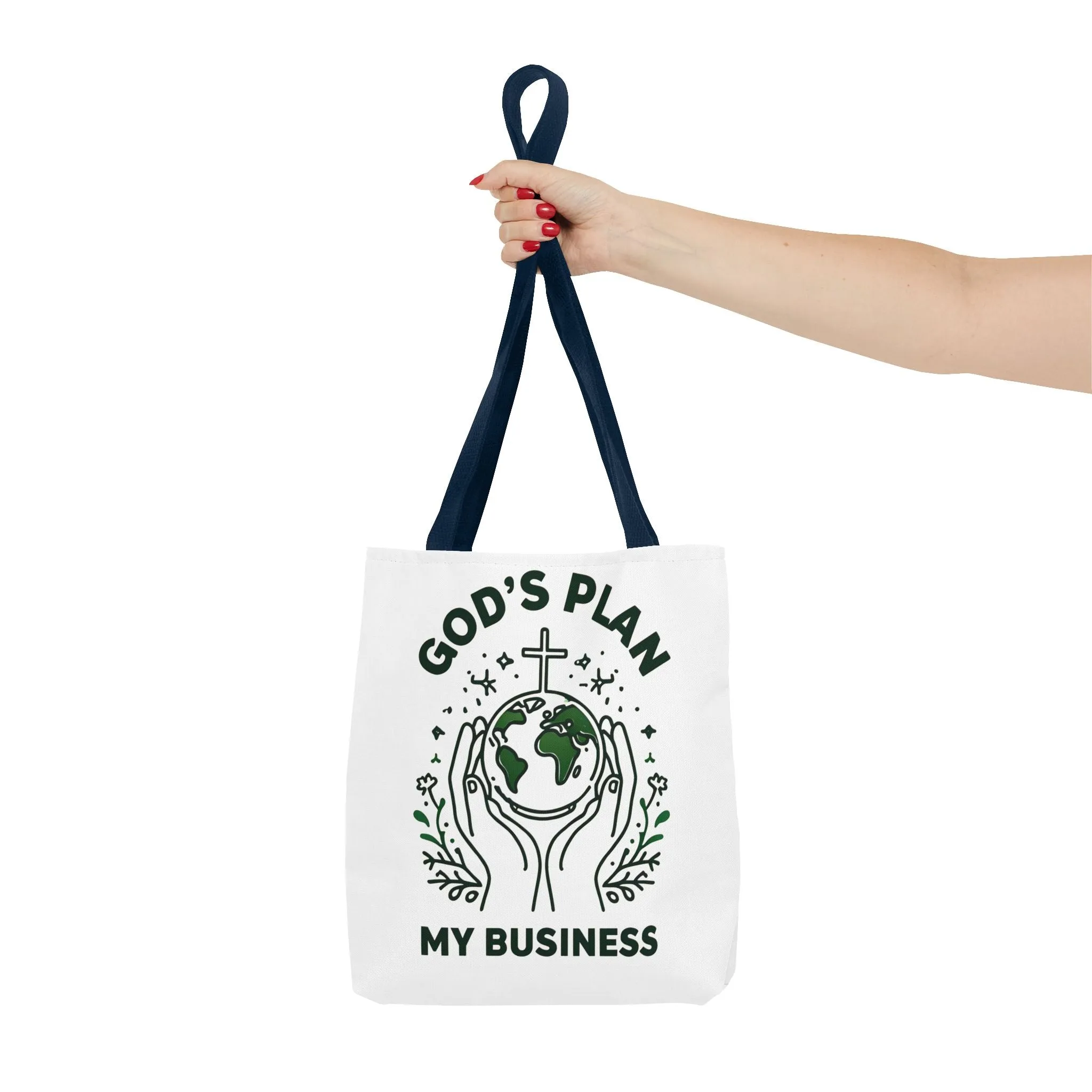 God's Plan Inspirational Tote Bag – Durable Canvas Bag with Purposeful Design for Everyday Use