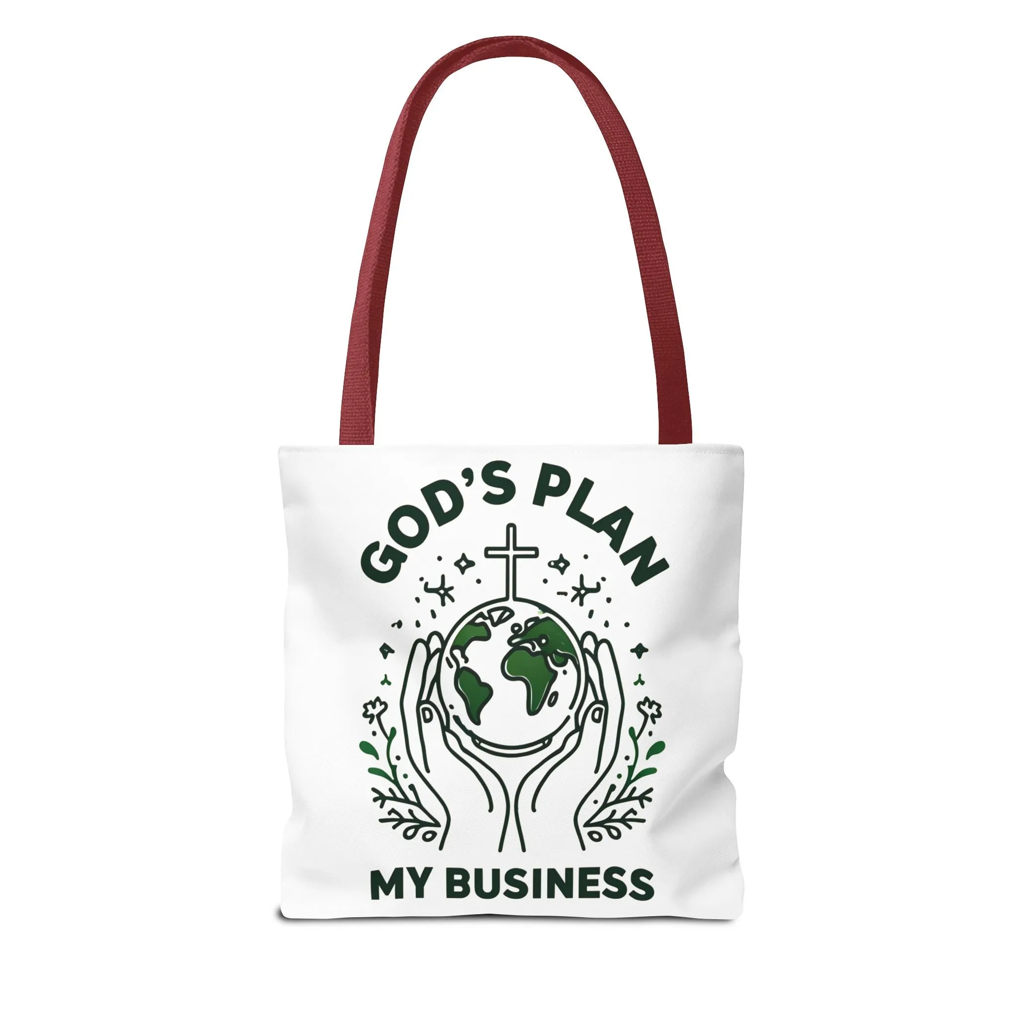 God's Plan Inspirational Tote Bag – Durable Canvas Bag with Purposeful Design for Everyday Use