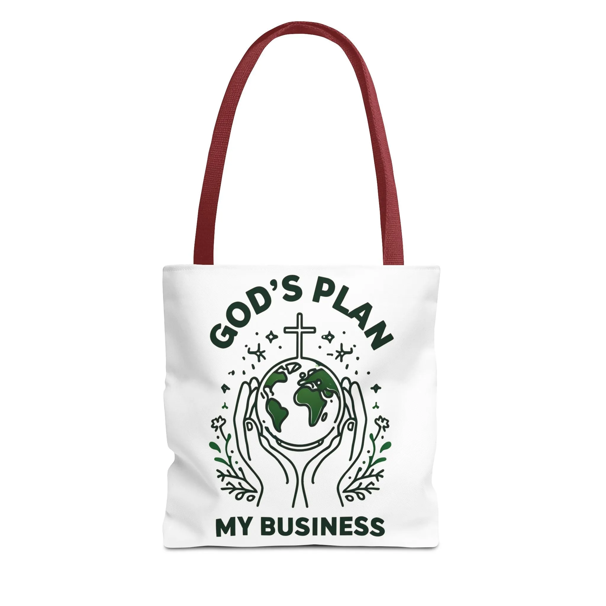 God's Plan Inspirational Tote Bag – Durable Canvas Bag with Purposeful Design for Everyday Use