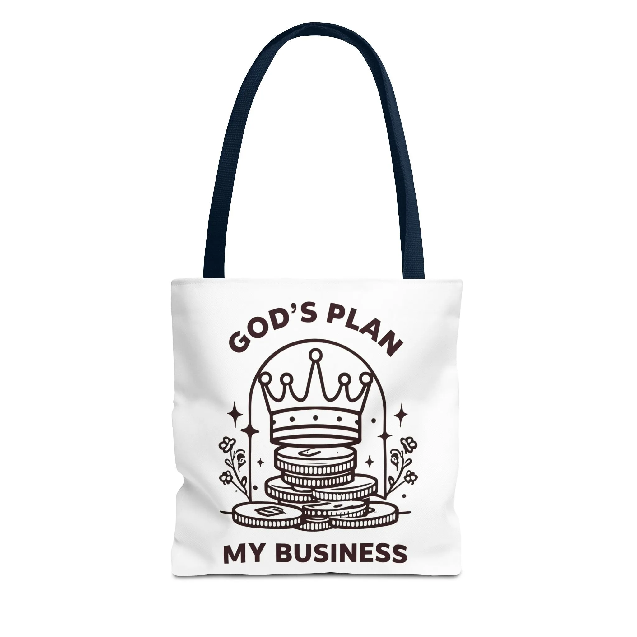 God's Plan Inspirational Tote Bag – Durable Canvas Bag with Purposeful Design for Everyday Use