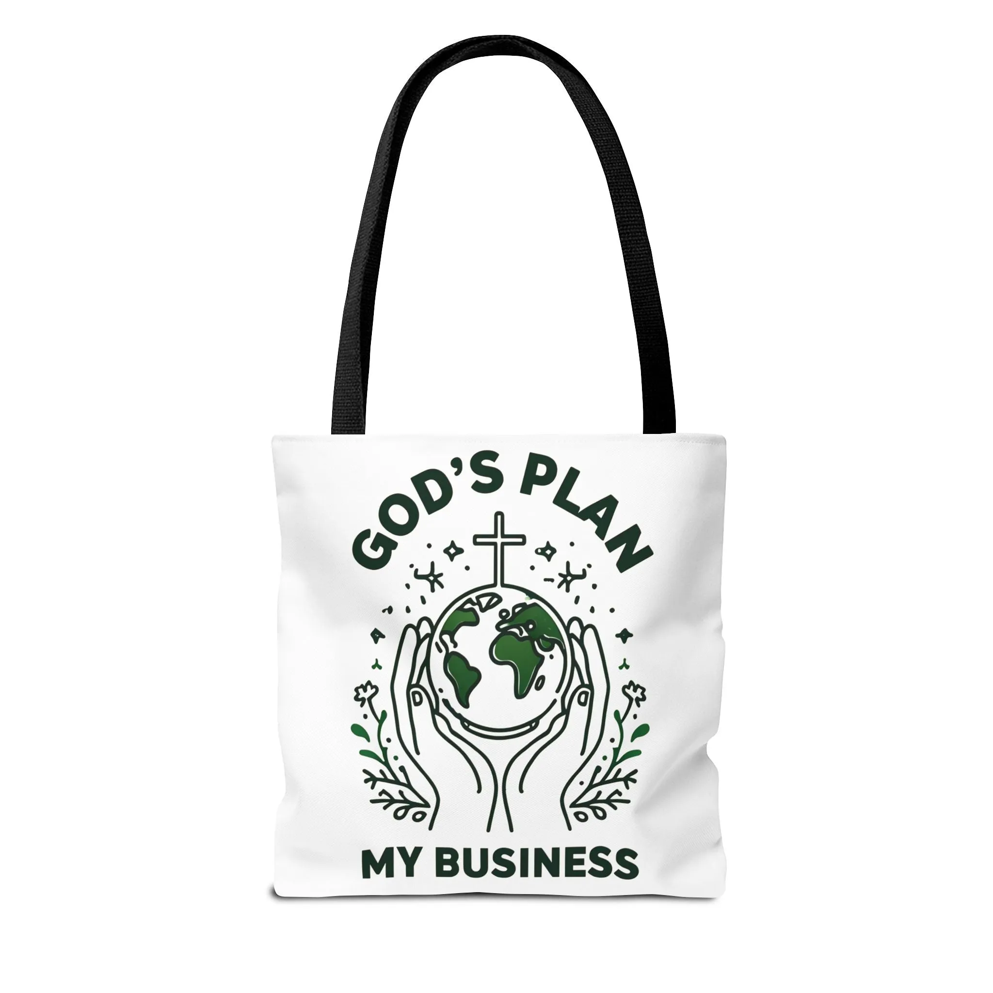 God's Plan Inspirational Tote Bag – Durable Canvas Bag with Purposeful Design for Everyday Use