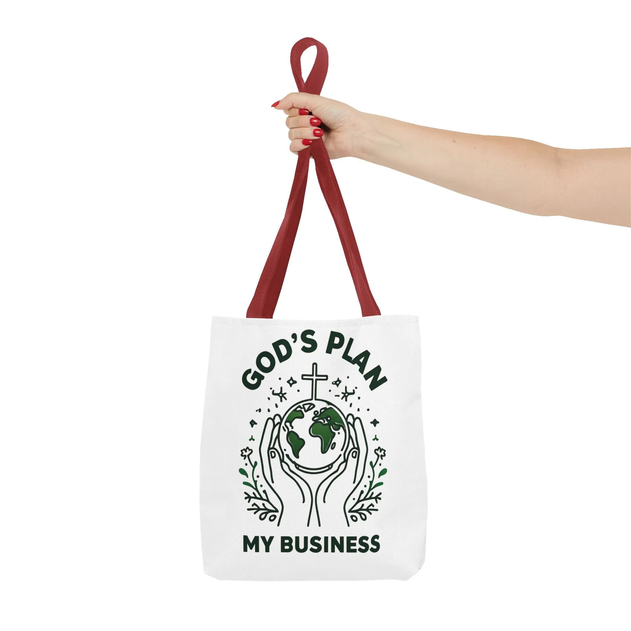 God's Plan Inspirational Tote Bag – Durable Canvas Bag with Purposeful Design for Everyday Use