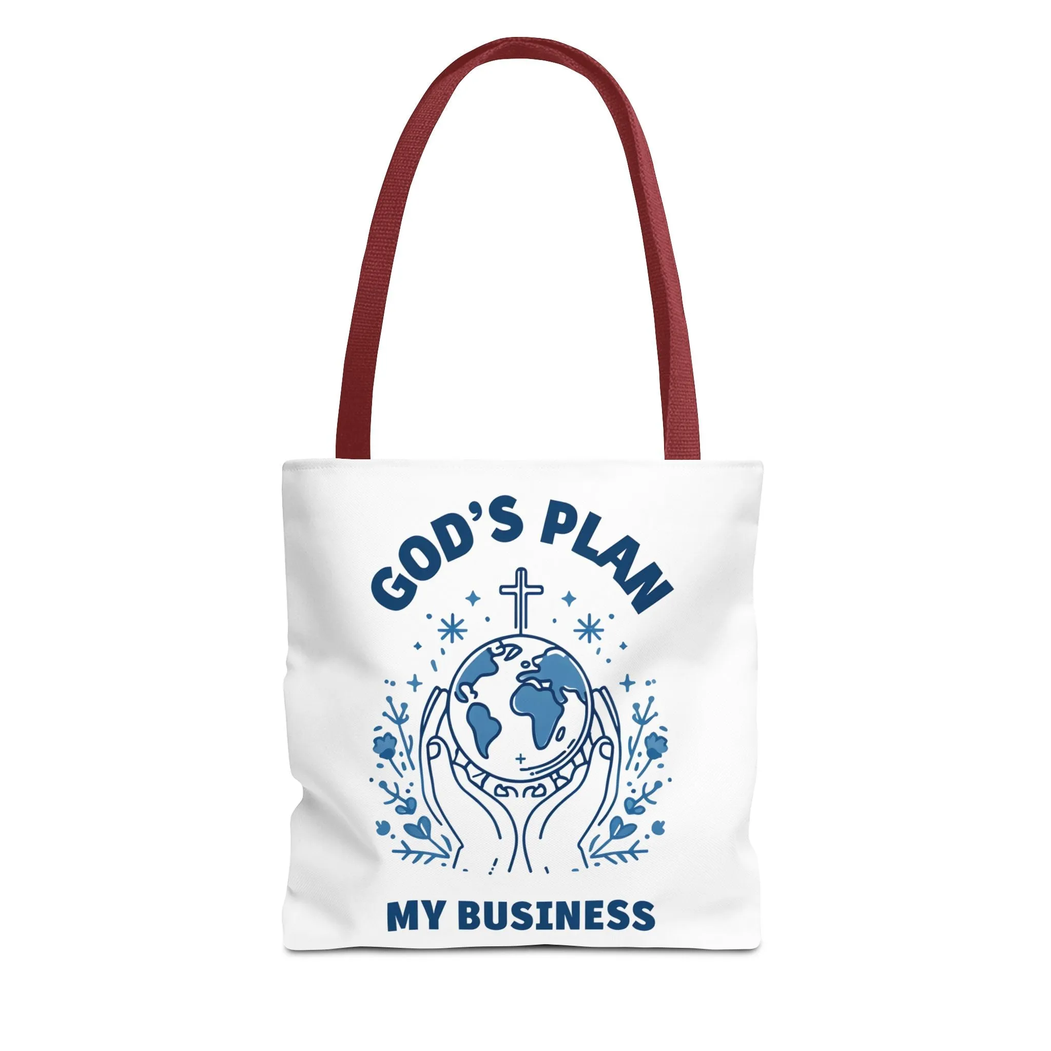 God's Plan Inspirational Tote Bag – Durable Canvas Bag with Purposeful Design for Everyday Use