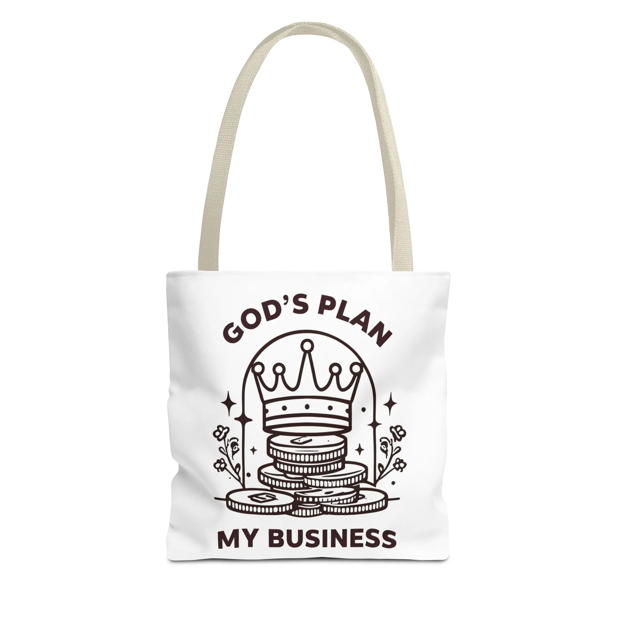 God's Plan Inspirational Tote Bag – Durable Canvas Bag with Purposeful Design for Everyday Use