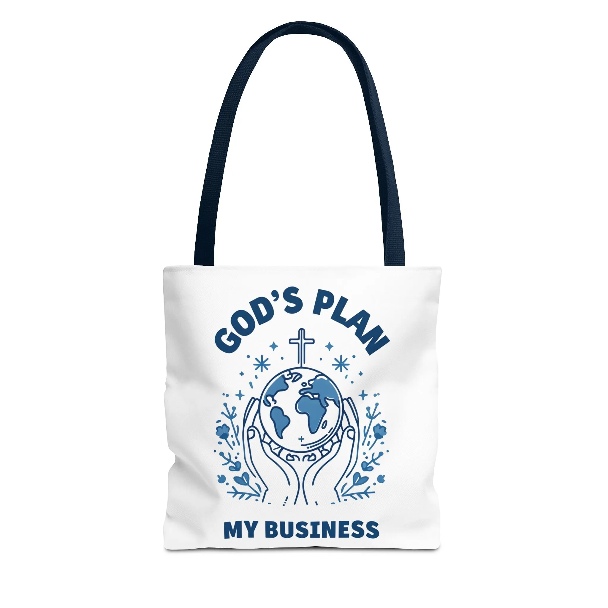 God's Plan Inspirational Tote Bag – Durable Canvas Bag with Purposeful Design for Everyday Use