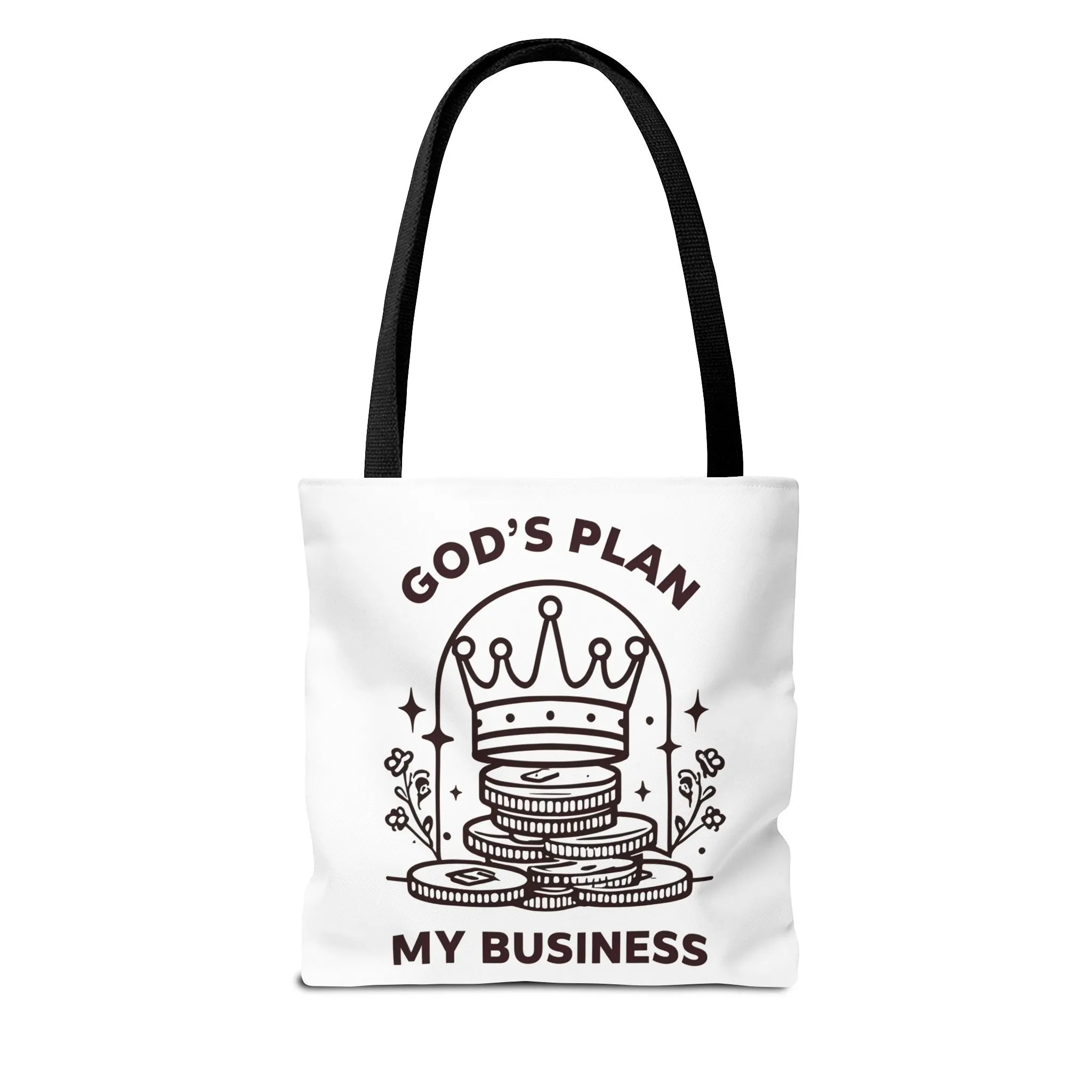 God's Plan Inspirational Tote Bag – Durable Canvas Bag with Purposeful Design for Everyday Use