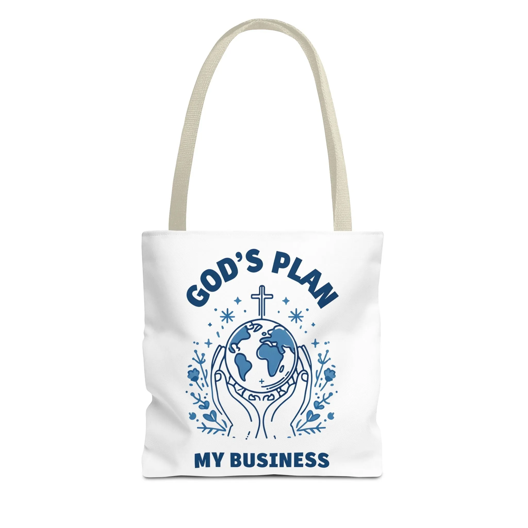 God's Plan Inspirational Tote Bag – Durable Canvas Bag with Purposeful Design for Everyday Use