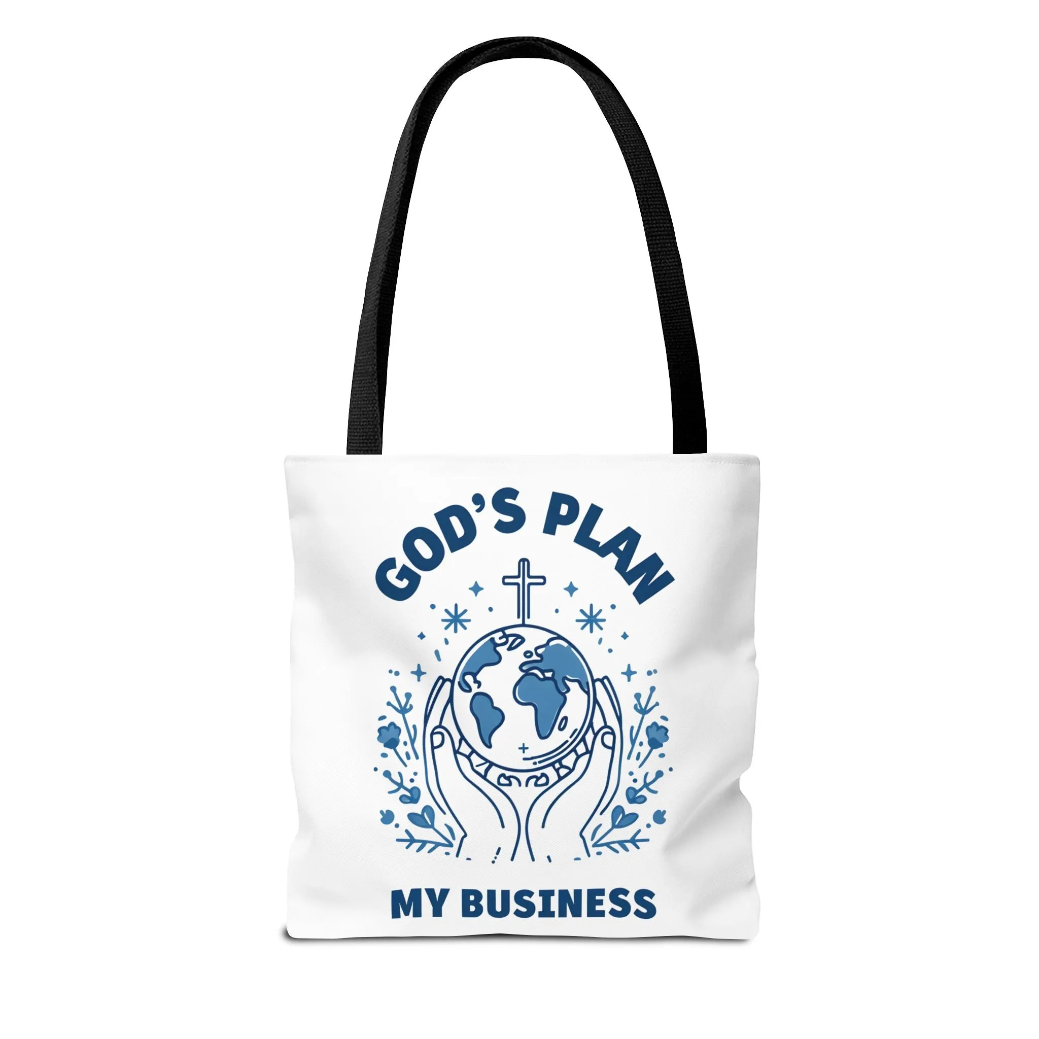 God's Plan Inspirational Tote Bag – Durable Canvas Bag with Purposeful Design for Everyday Use