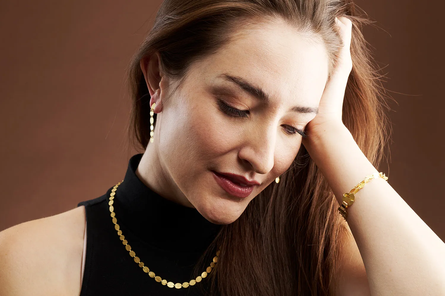 Gold Double Band Party Bracelet