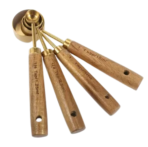 Gold Stainless Steel Measuring Spoons