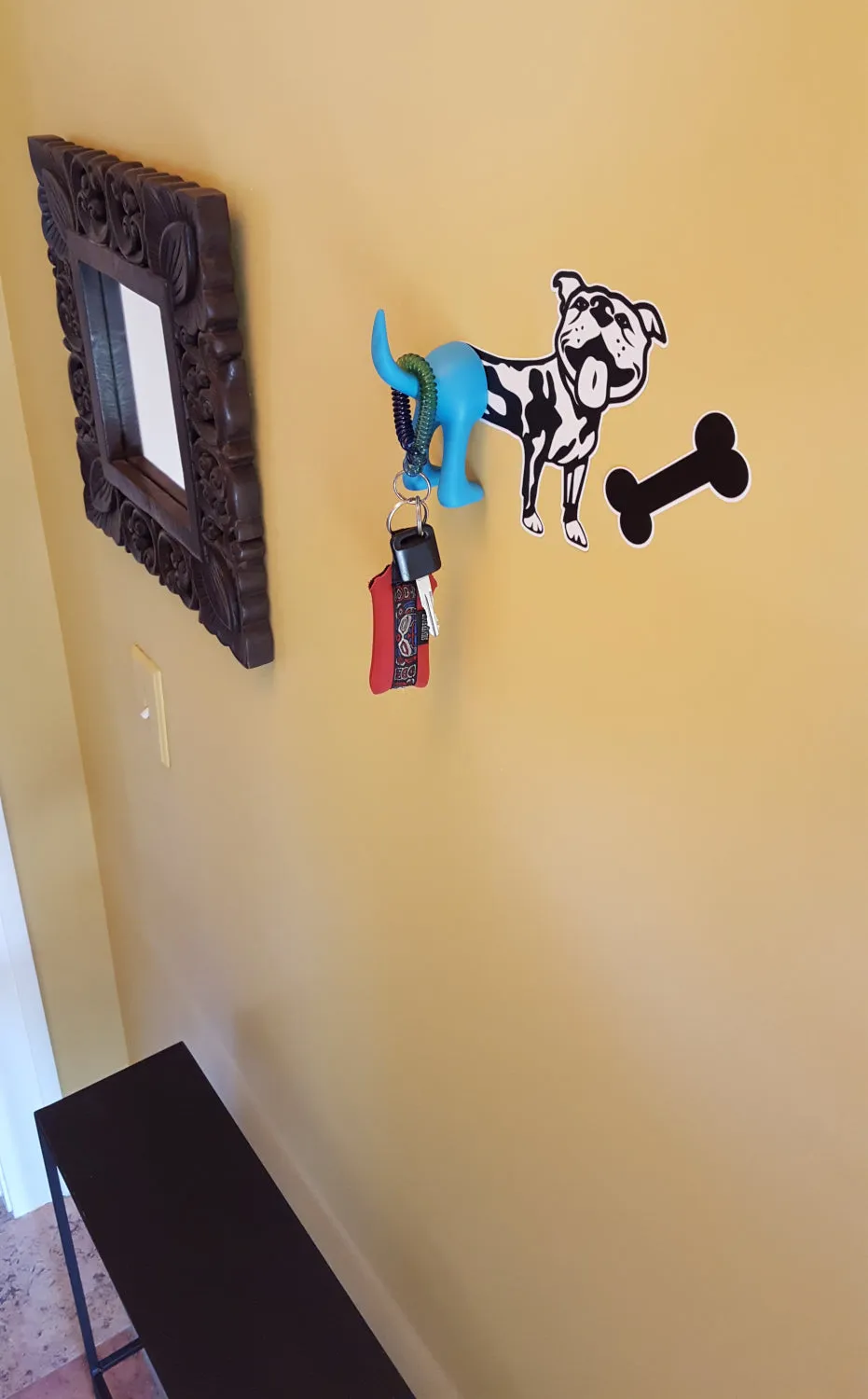 GREAT DOG Vinyl Wall Decal and Dog Tail Hook Set - Epic