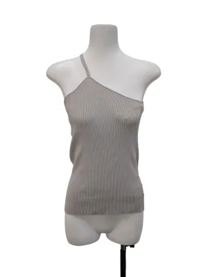 Grey Single Strap Top
