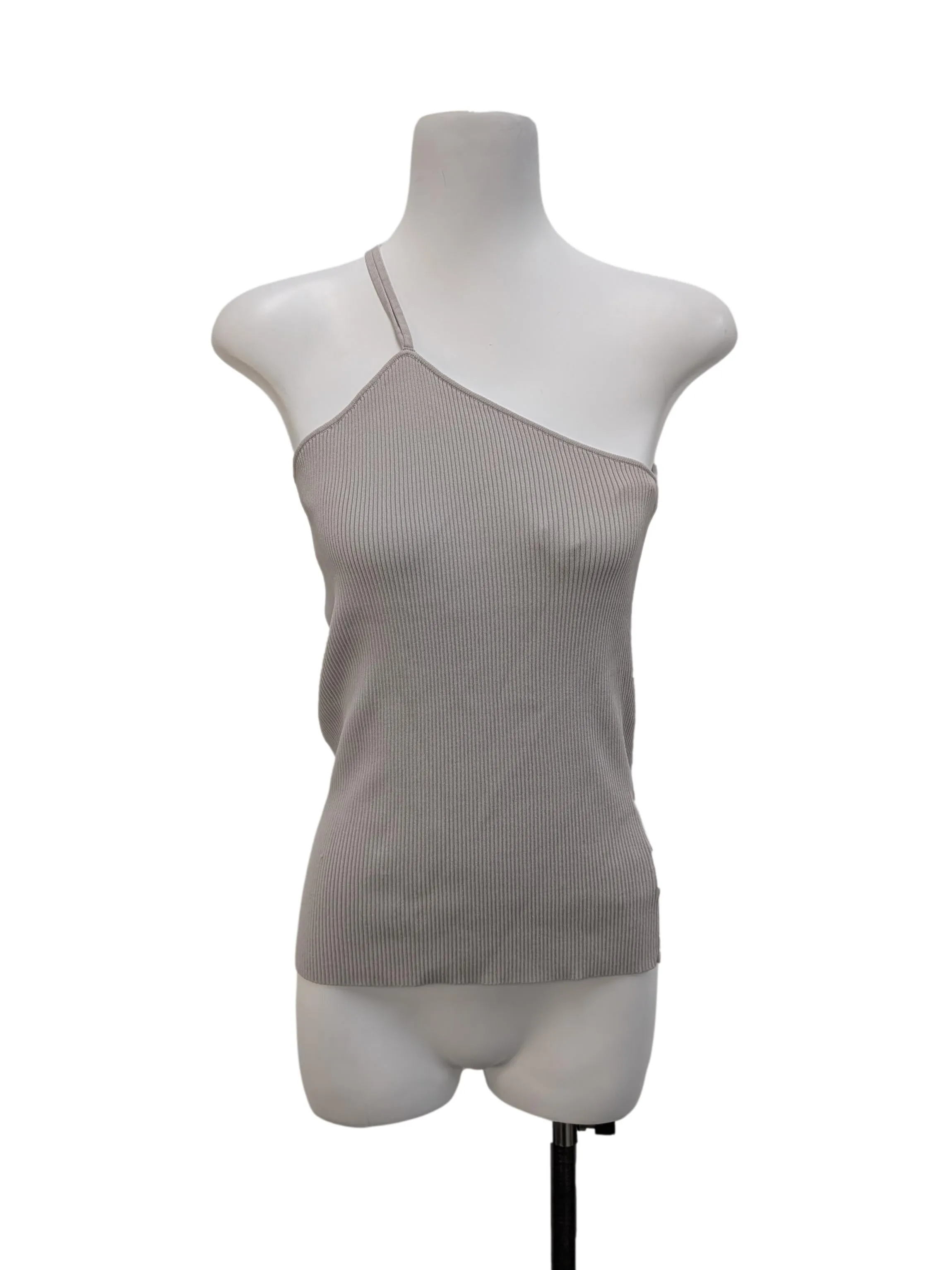 Grey Single Strap Top