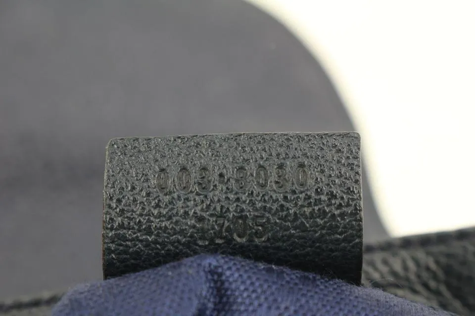 Gucci Navy Suede Bamboo Mini Backpack 56gz421s