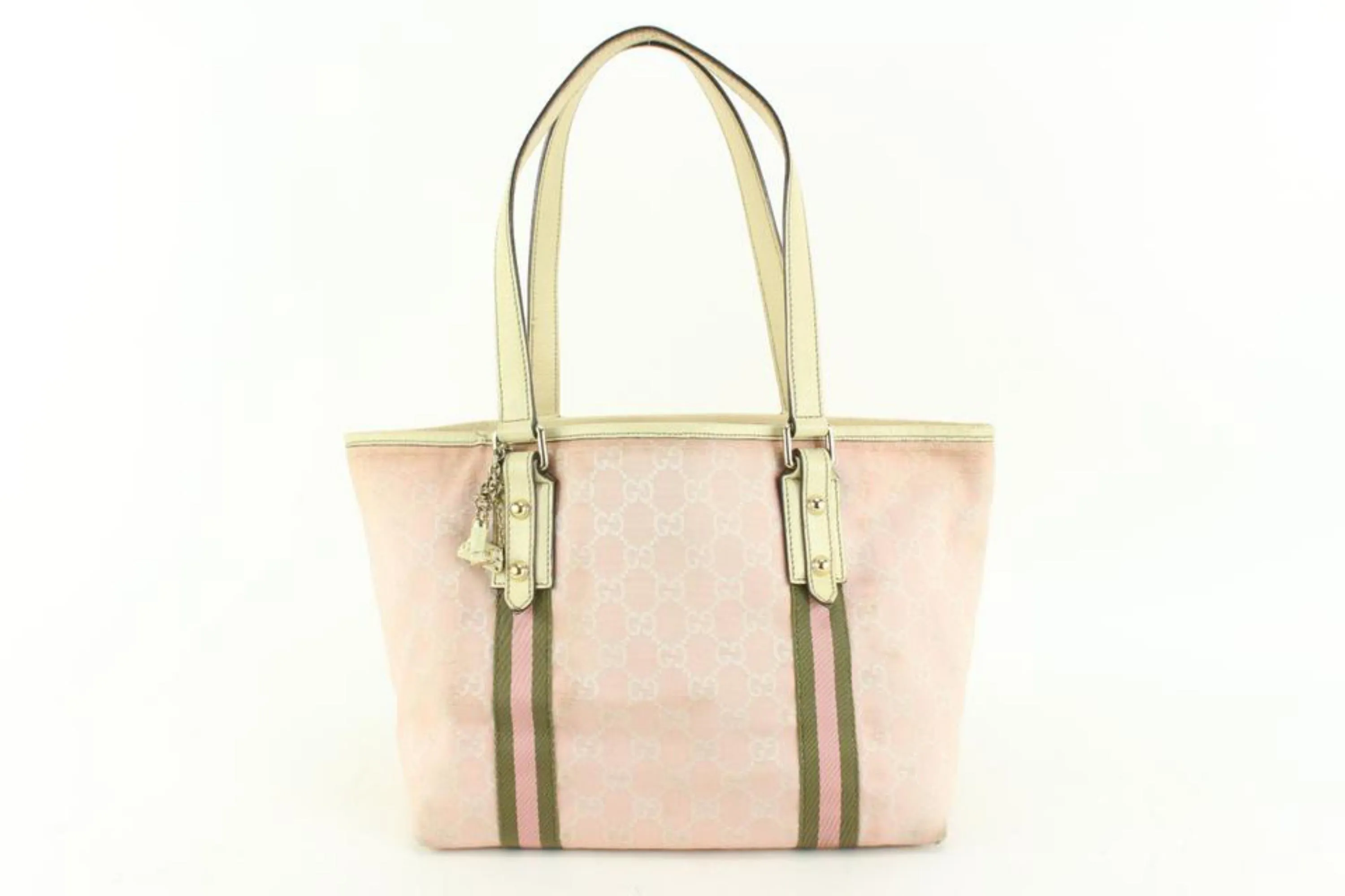 Gucci Pink GG Monogram Canvas Jolicoeur Tote Bag 3gz53s