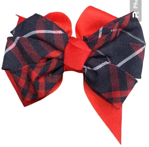 Hairbow Plaid #36 Large Pinwheel Bow