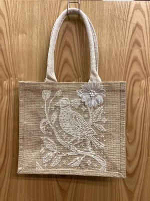 Hand Embroidered Jute My Bag B5