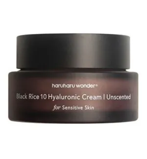 Haruharu Wonder Black Rice 10 Hyaluronic Cream Unscented 50 ml