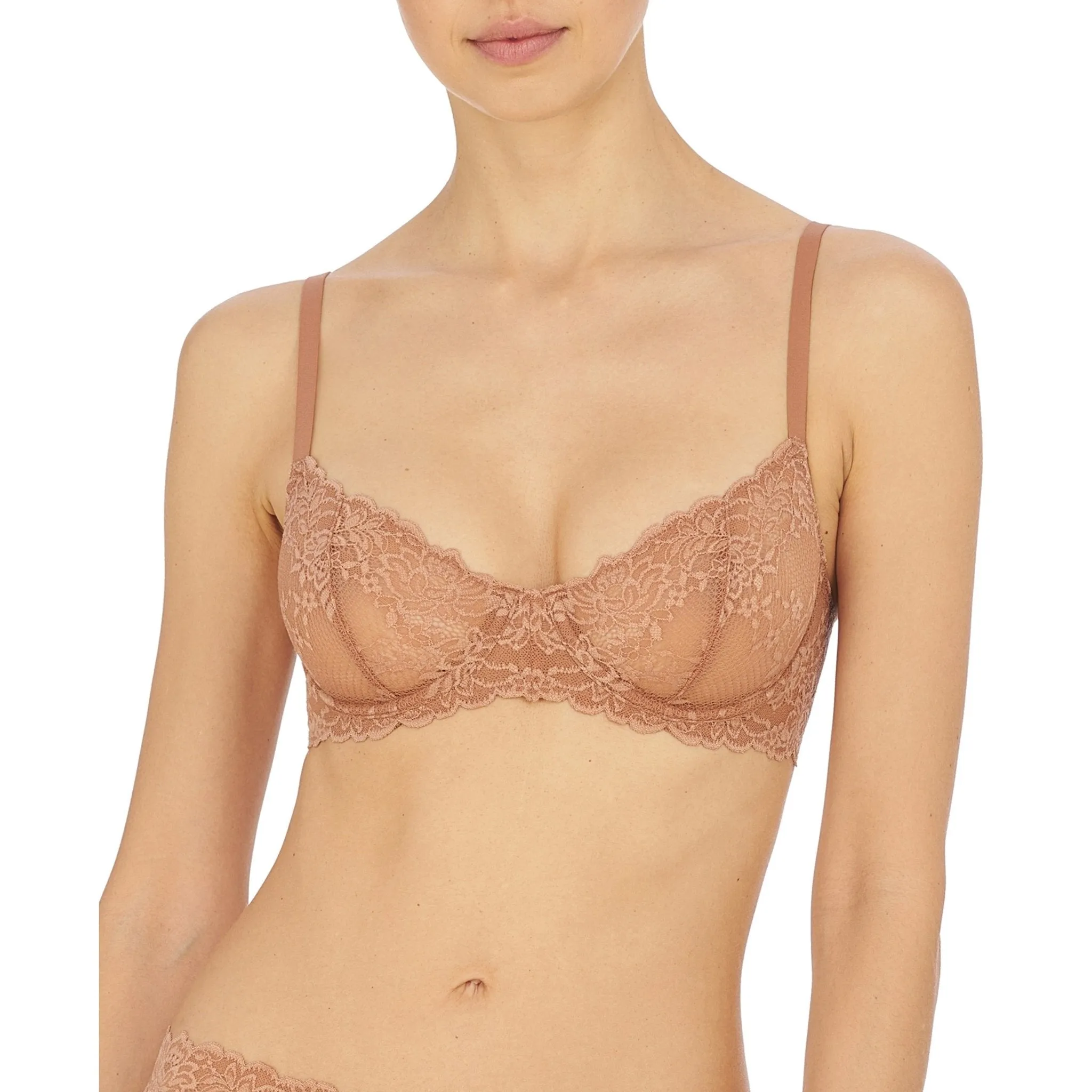 Heavenly Stretch Lace Convertible Balconette Bra