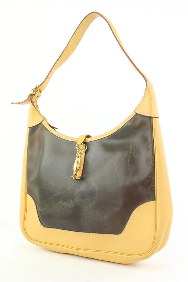 Hermès Amazonia x Fjord Leather Sable Trim II 31 Hobo Bag 365her525