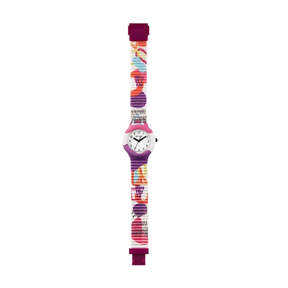 Hip hop abstract clock surrealism collection 32mm hwu1190