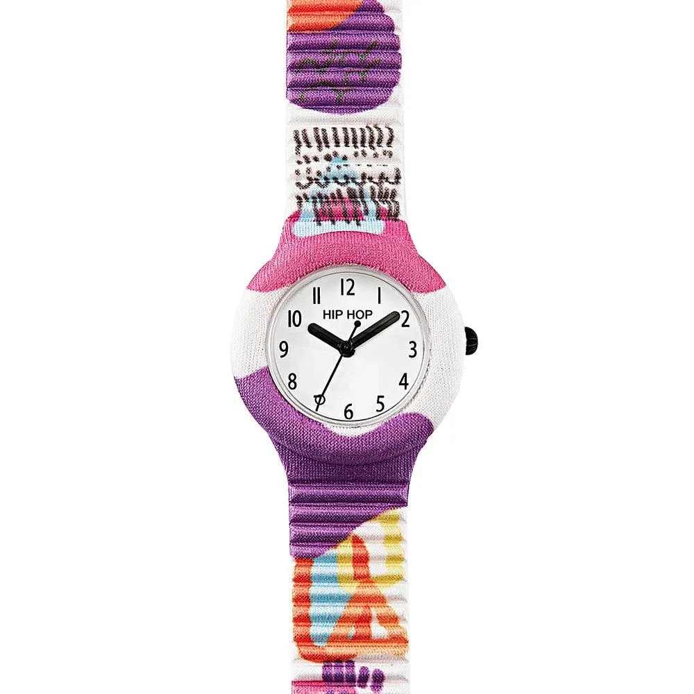 Hip hop abstract clock surrealism collection 32mm hwu1190