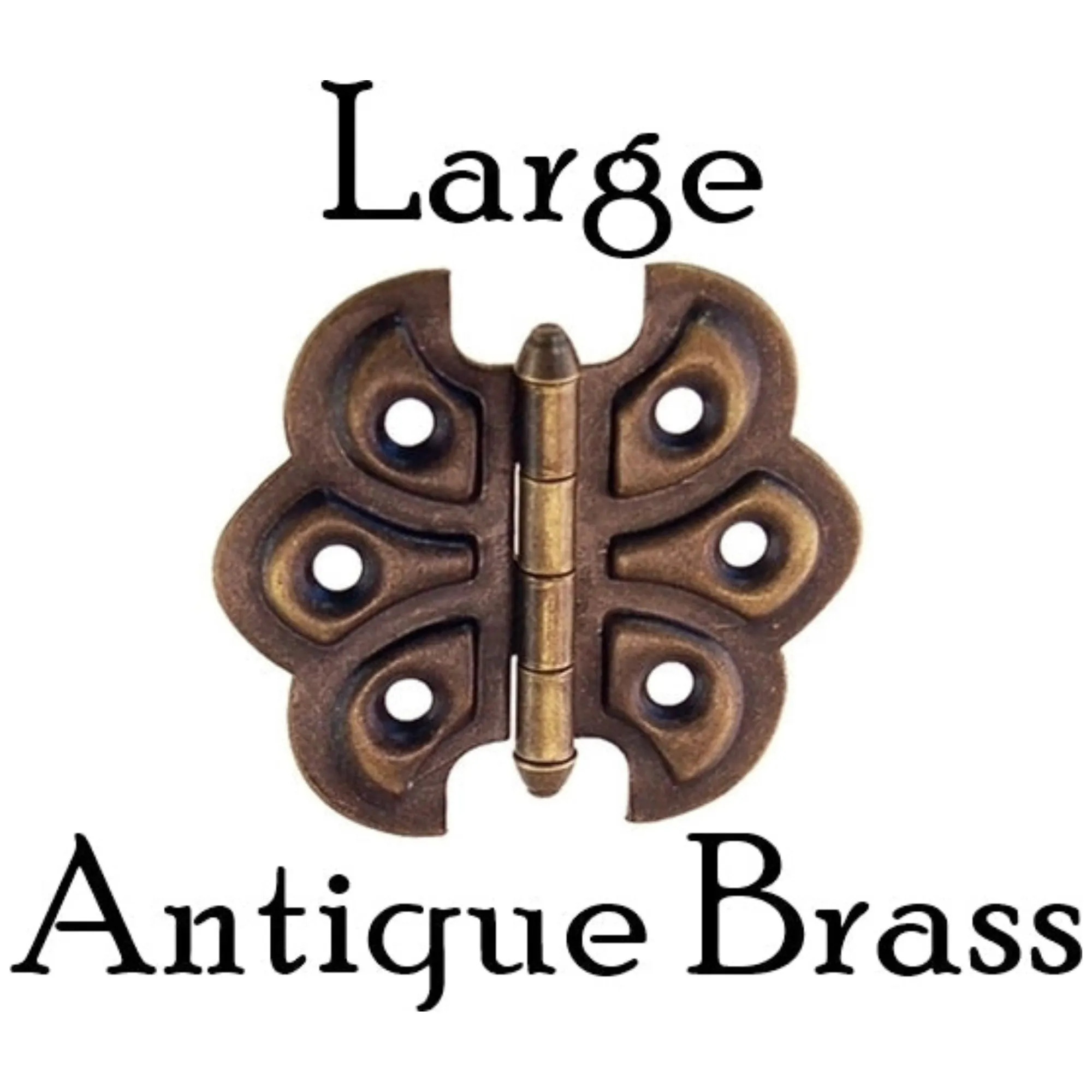 Historical Embossed Butterfly Hinge: Vintage Elegance for Your Cabinets