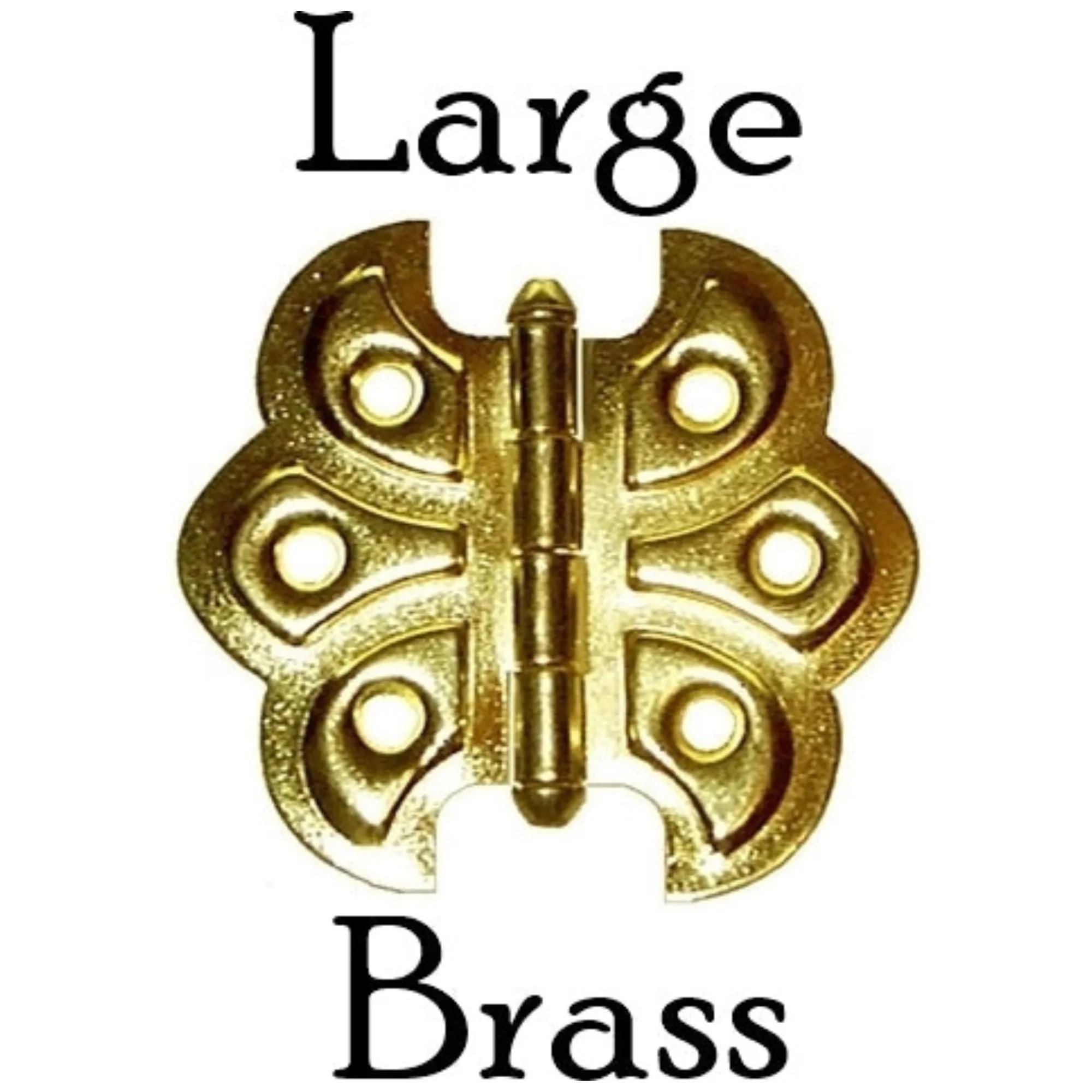 Historical Embossed Butterfly Hinge: Vintage Elegance for Your Cabinets