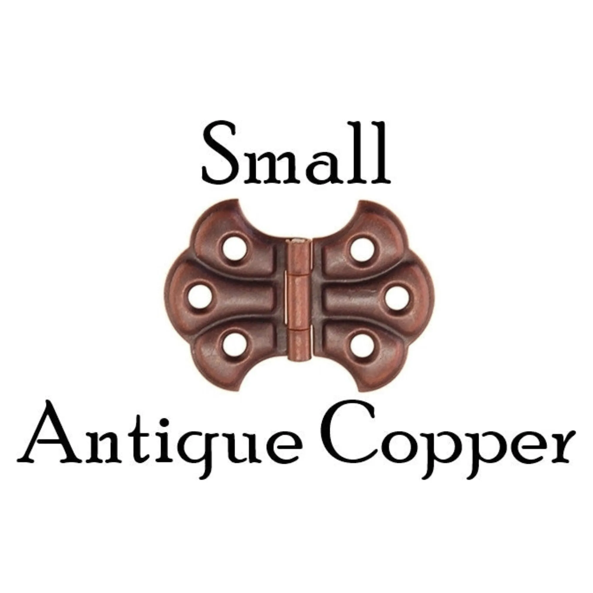 Historical Embossed Butterfly Hinge: Vintage Elegance for Your Cabinets