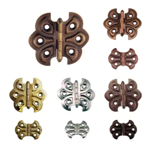Historical Embossed Butterfly Hinge: Vintage Elegance for Your Cabinets