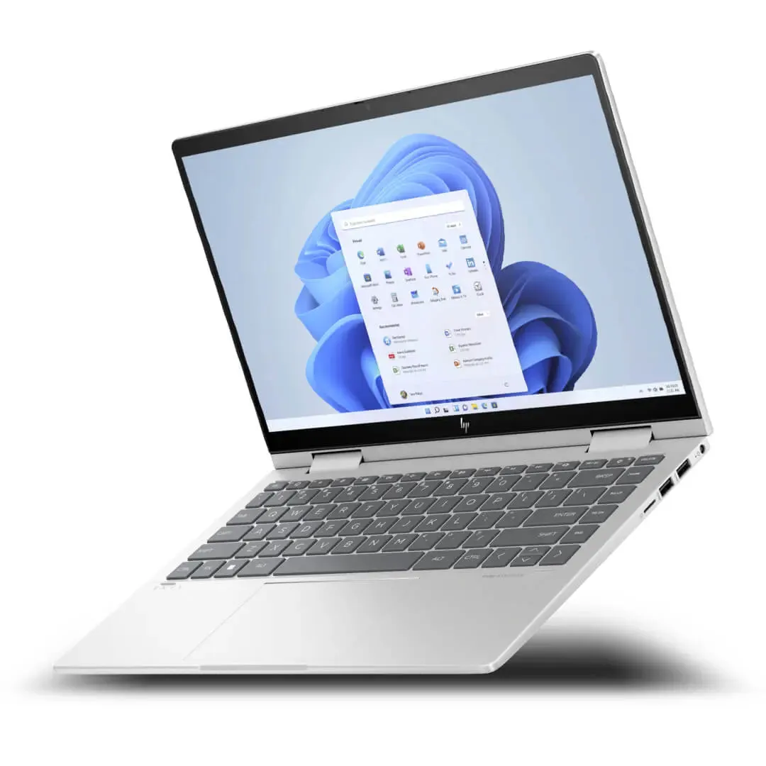 HP Envy X360 14-ES0033DX Intel Core i7-1355U 13th Generation, 16GB Ram DDR4, 1TB SSD NVMe, Intel Iris Xe Graphics, 14″ FHD (1920×1080) IPS Touch Screen, Backlit KB, Windows 11 Home, Natural Silver