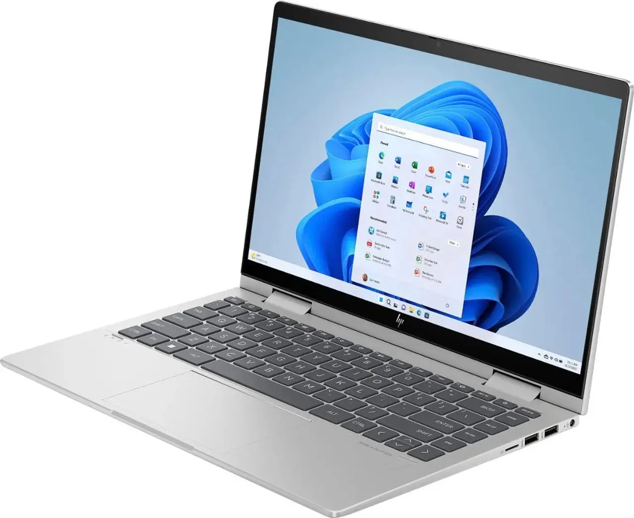 HP Envy X360 14-ES0033DX Intel Core i7-1355U 13th Generation, 16GB Ram DDR4, 1TB SSD NVMe, Intel Iris Xe Graphics, 14″ FHD (1920×1080) IPS Touch Screen, Backlit KB, Windows 11 Home, Natural Silver