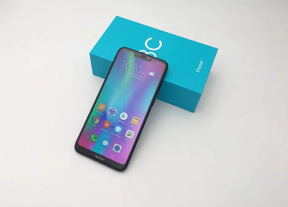 Huawei Honor 8C 4 32GB 3-Slot Face ID 6.26 Inch Snapdragon 632 Octa Core Front 8.0MP Dual Rear Camera 4000mAh Black_4 32G