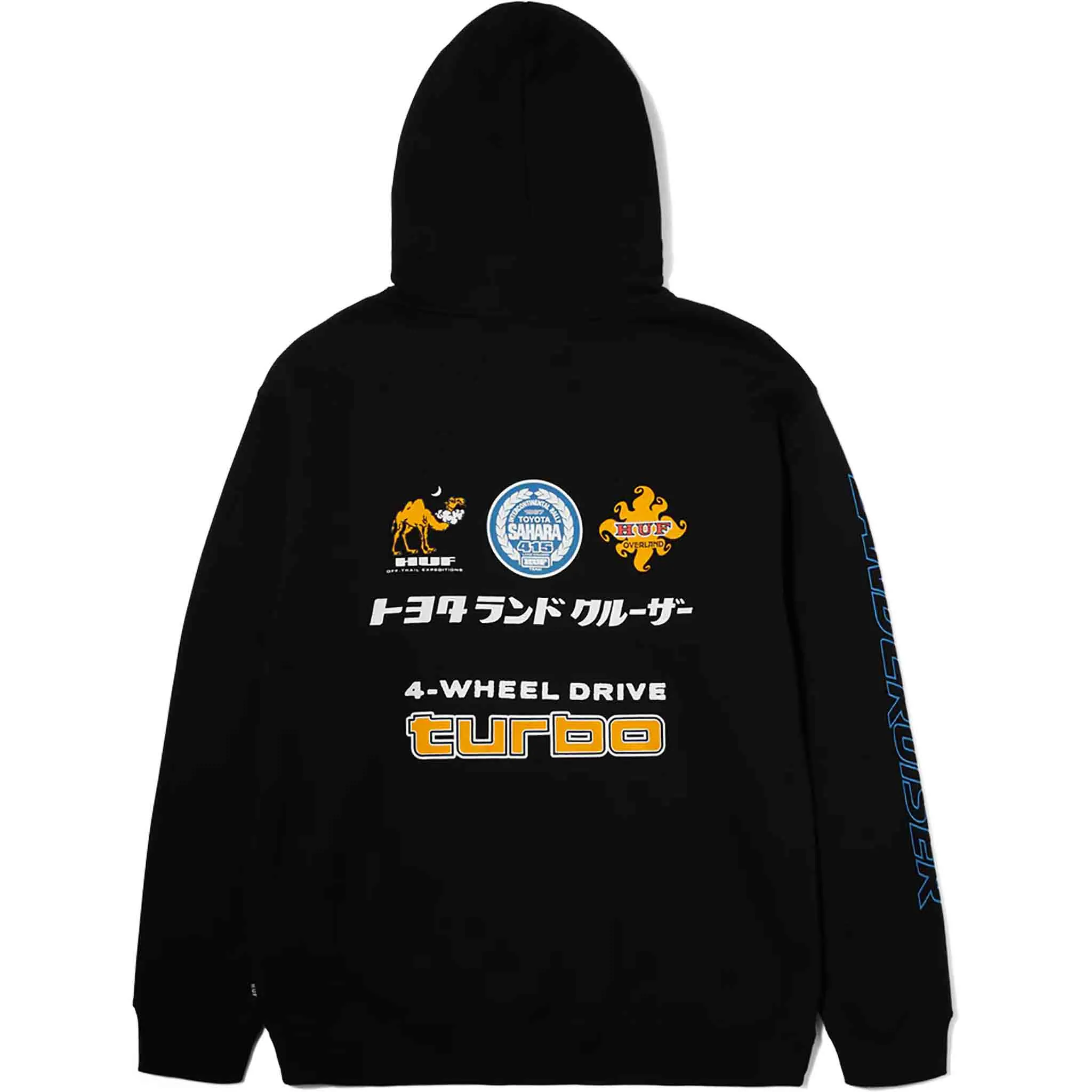 Huf X Toyota Sahara Rally Pullover Hood Black