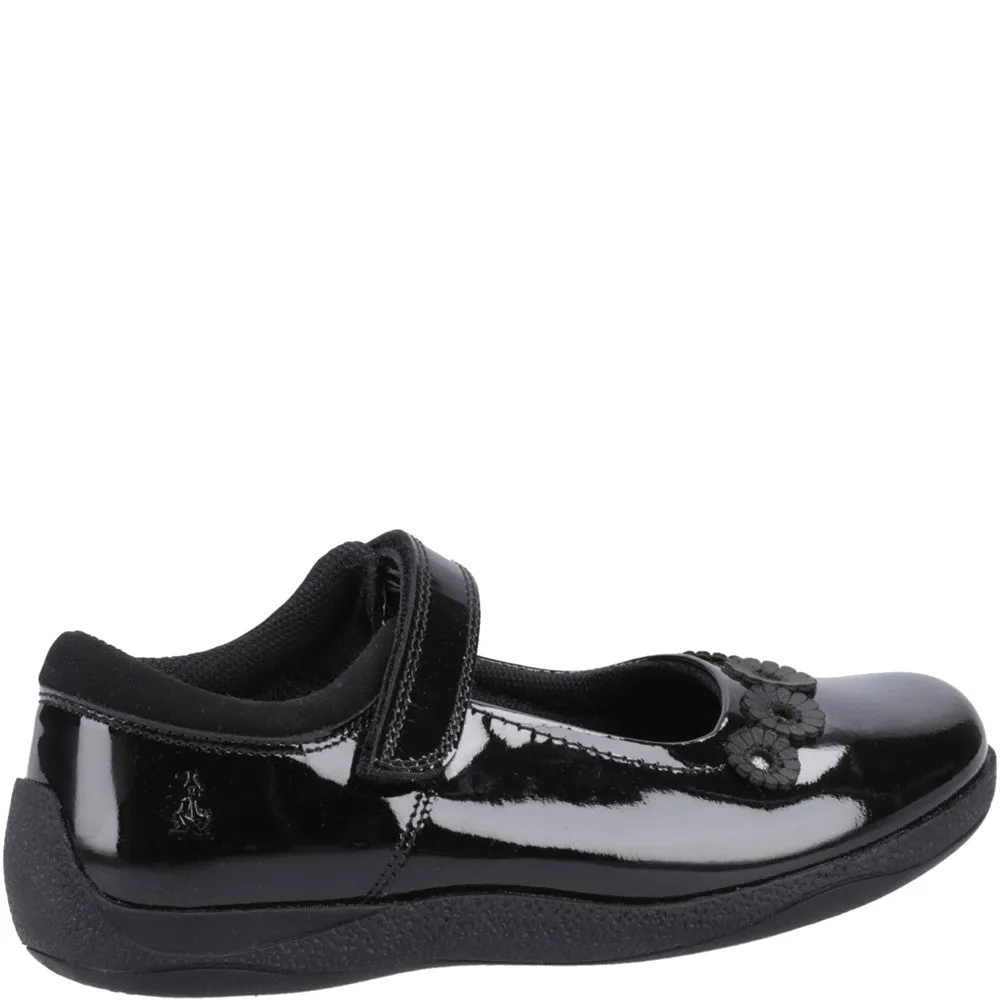 Hush Puppies Christina XL Patent Senior School Shoes