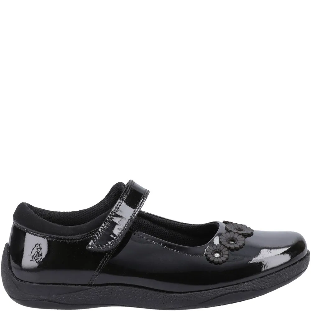 Hush Puppies Christina XL Patent Senior School Shoes