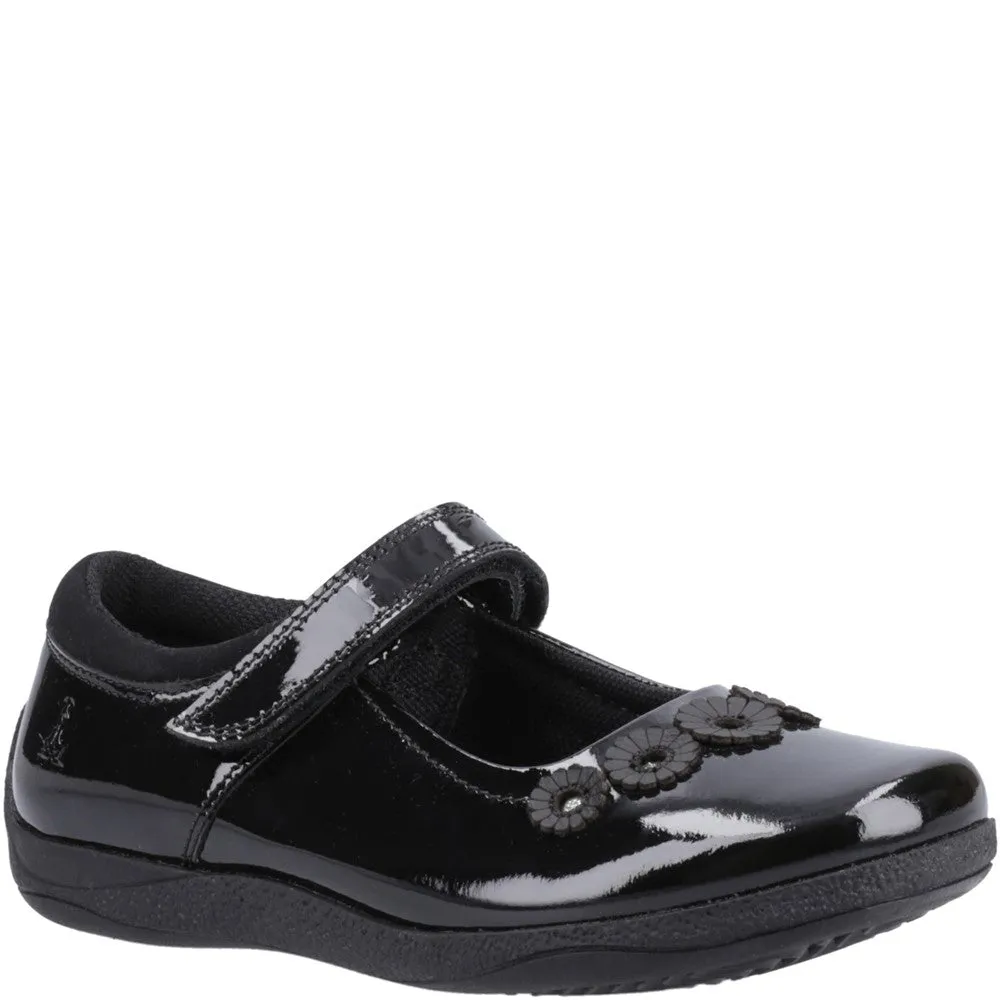 Hush Puppies Christina XL Patent Senior School Shoes