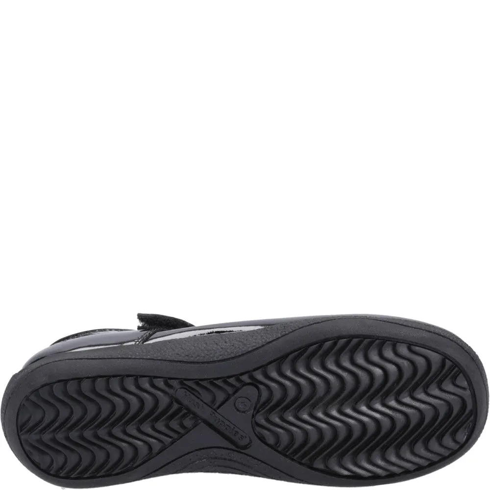 Hush Puppies Christina XL Patent Senior School Shoes