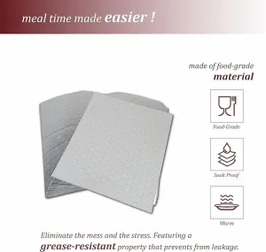 Insulated Foil Wrap - Box of 1000 - 12 x12 Inch - Pre-Cut Insulated Sandwich Wrap, Foil Wrap for Burger & French Fries, Pre-Cut Foil Sheets, Perfect for Delis, Food Trucks, Carts or Take Out - Canadian Distribution